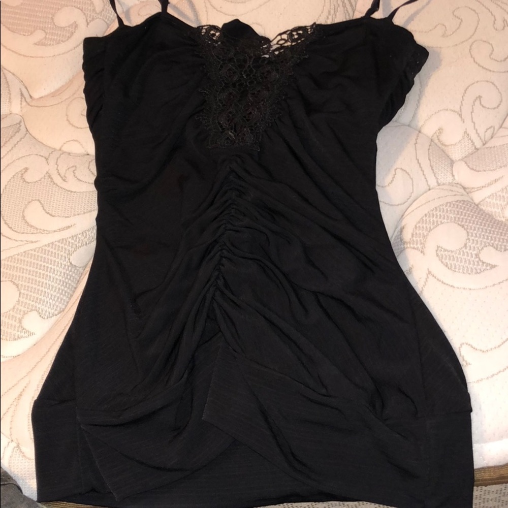 Tank top fancy with ruffles